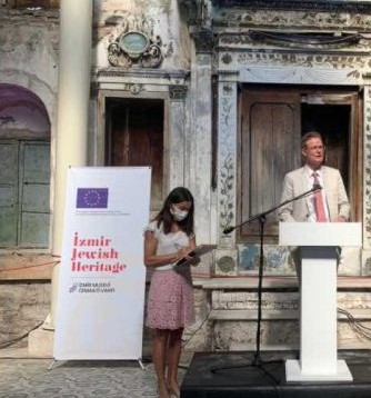 Opening event for the İzmir Jewish Heritage Project with European Union representation.